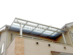 ベランダ屋根 YKKAP ヴェクターテラス屋根(ベクター) 2階用 F型フラット屋根
